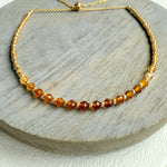 Load image into Gallery viewer, Amber Tourmaline Gemstone Bracelet
