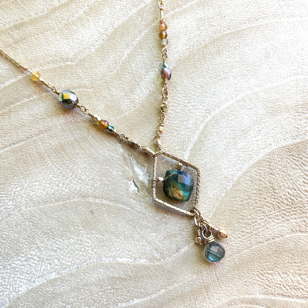 Intuitive Jewelry - Labradorite Necklace - Handmade - Felicity's Bliss