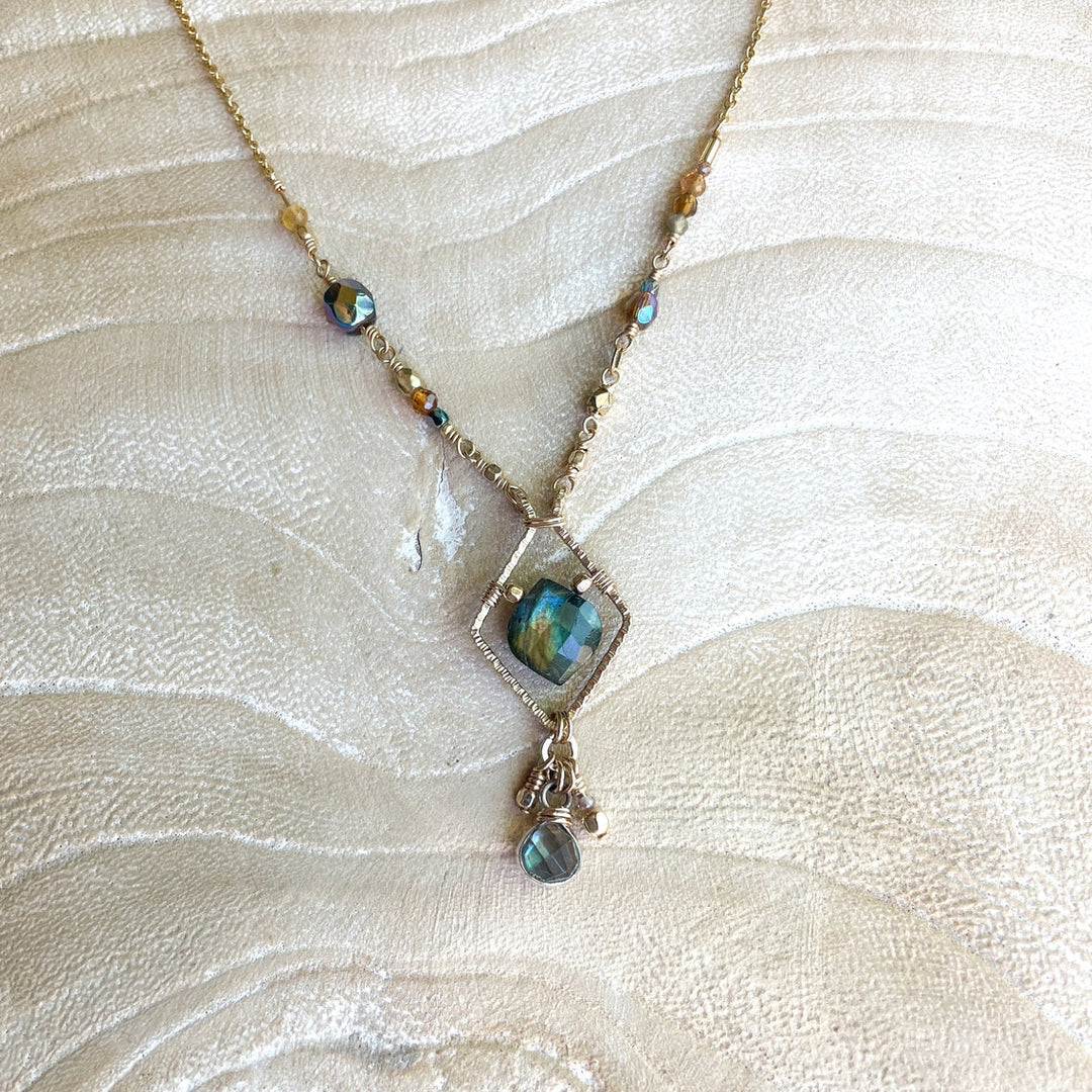 Intuitive Jewelry - Labradorite Necklace - Handmade - Felicity's Bliss