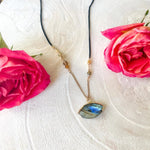 Load image into Gallery viewer, Marquise Labradorite Necklace
