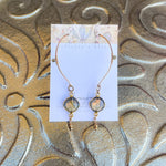 Load image into Gallery viewer, Golden Labradorite Threader Earrings
