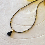 Load image into Gallery viewer, Mini Mala Necklace - Black Spinel
