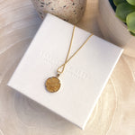 Load image into Gallery viewer, Gold American Eagle Coin Pendant Necklace