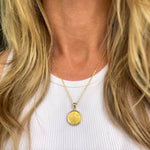 Load image into Gallery viewer, Gold American Eagle Coin Pendant Necklace
